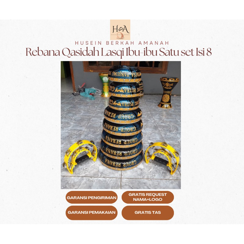 Rebana qosidah lasqi ibu-ibu ukir Jepara