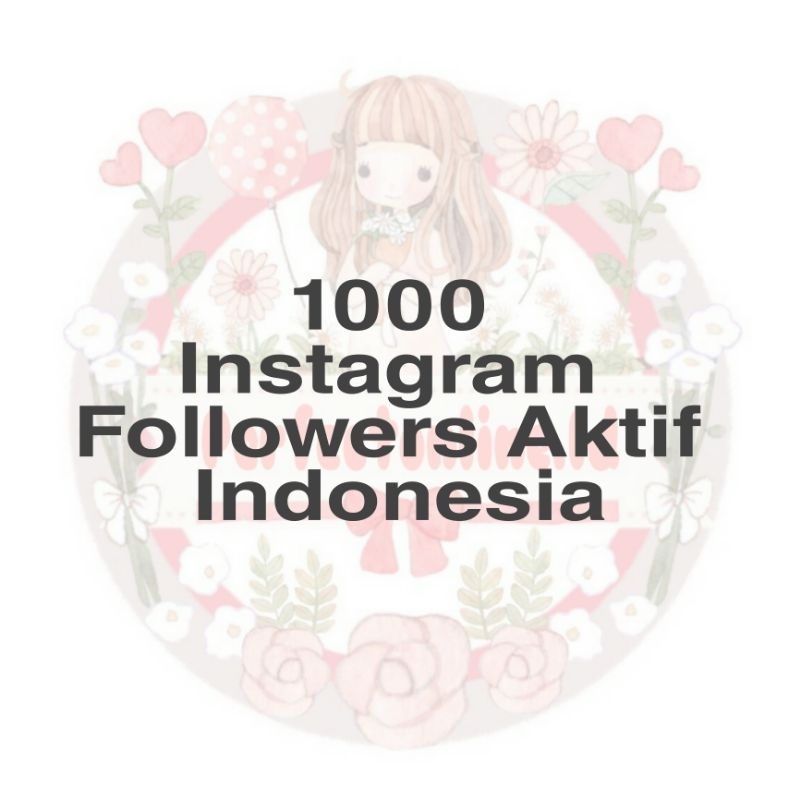 Akun instagram 1000 Followers Indonesia
