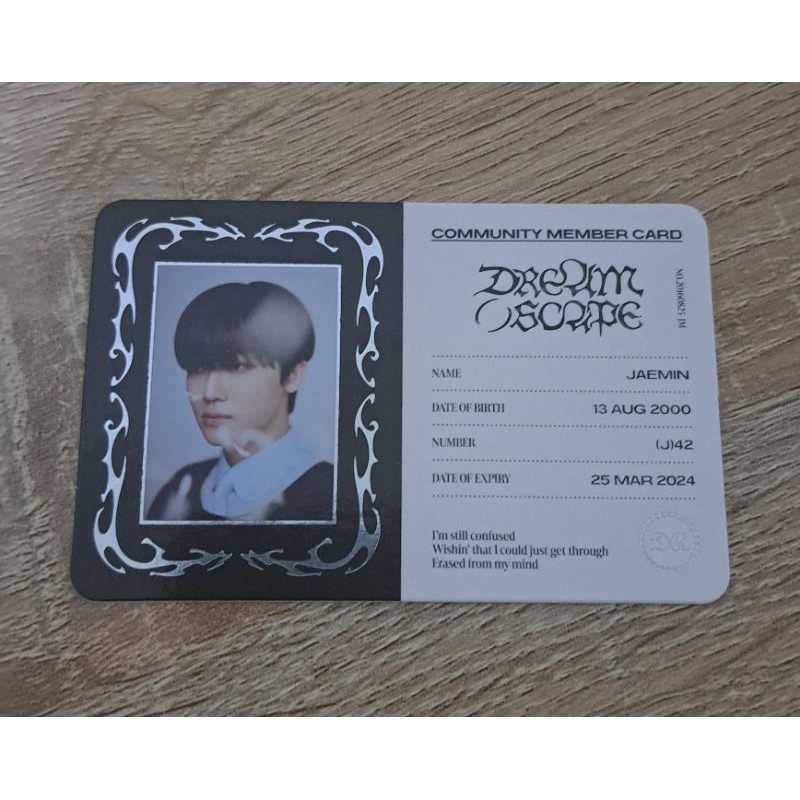 [TRADE ONLY] PC ID CARD JAEMIN DREAMINI VER.