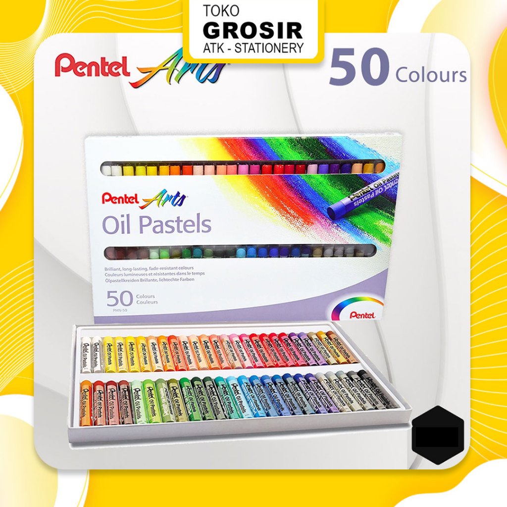 

Crayon Pentel Arts Oil Pastel 50 Warna