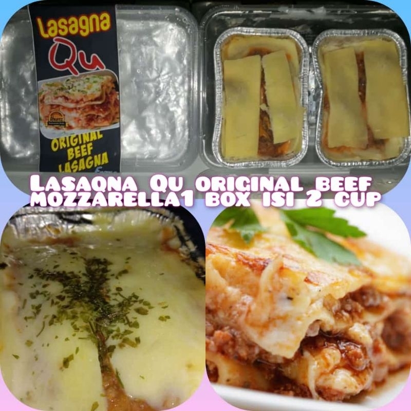 

lasagna beef mozzarella