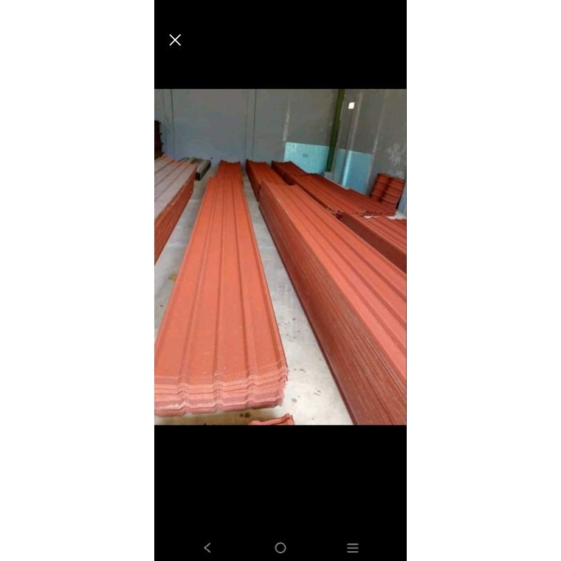 Pota Atap Spandek Pasir 035 Custom Panjang 3-6m