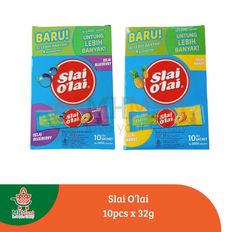 

Slay O'lai Box Pineapple dan Blueberry 10pcs x 32g