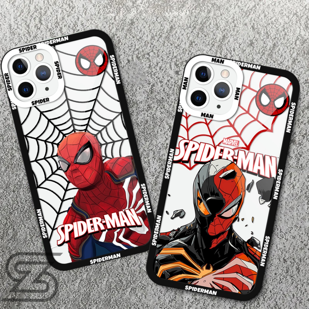 SIZORA OFFICIAL - SP00 - CASE BENING GAMBAR SPIDERMAN UNTUK TECNO SPARK GO 2023 TECNO POVA 4 TECNO P