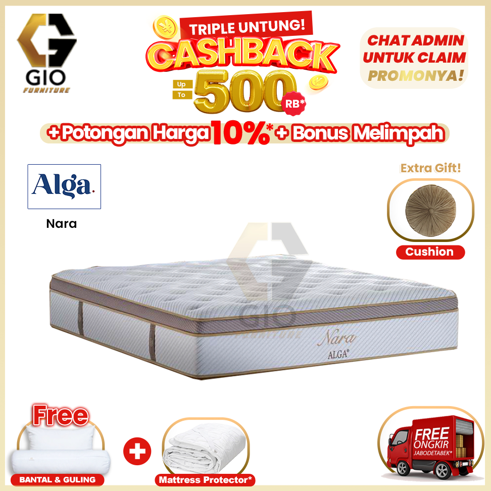 Alga Kasur SpringBed Nara (Hanya Kasur)