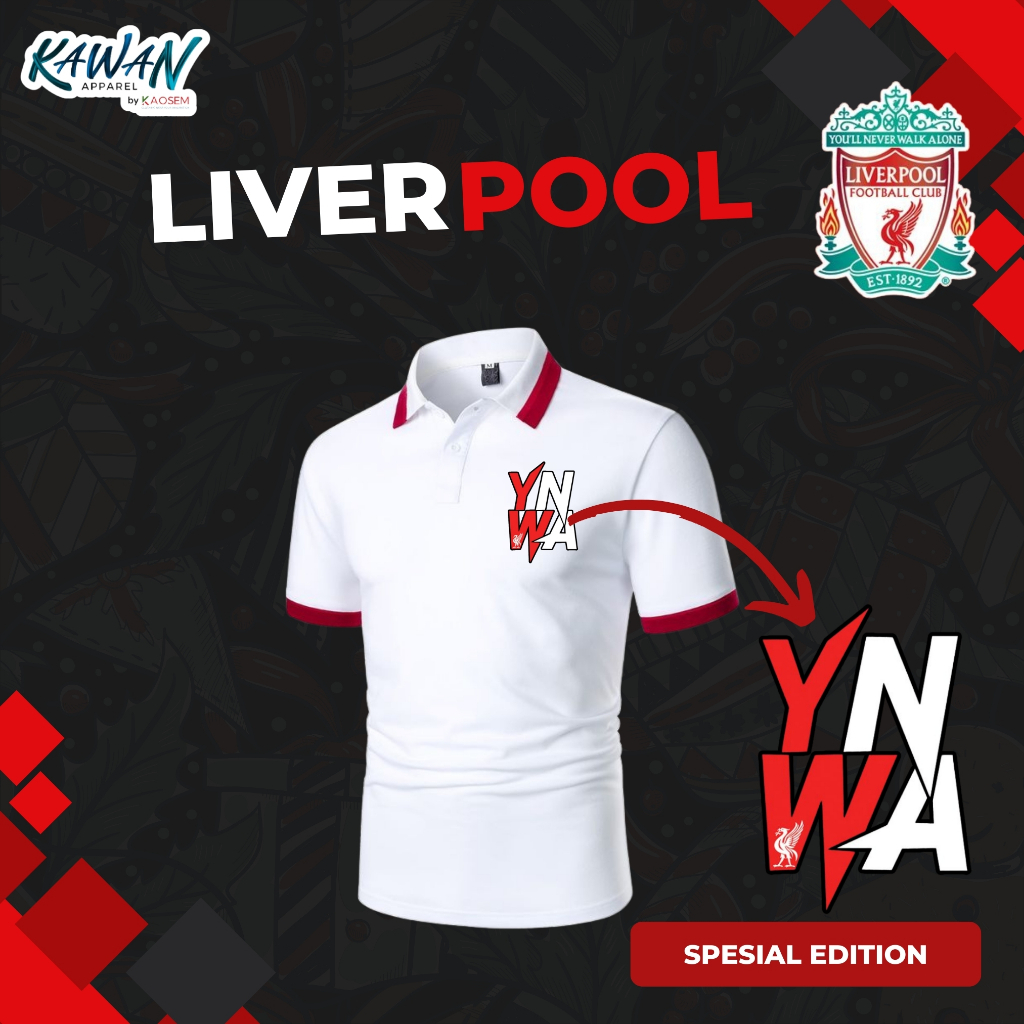 Polo Liverpool/Polo Sepak Bola/Liverpool/YNWA