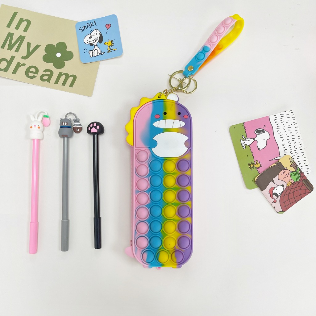 

Bahan Tebal dan Free Lampu LED - Pencil Case Pop It PX 770 Tempat Pensil Pop It Lucu - Tempat Pensil