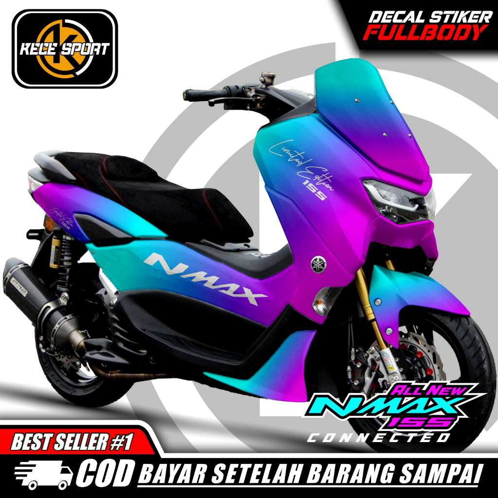 TERLARIS Sticker Decal NMAX New 155 Striping Fullbody NMAX New Bunglon