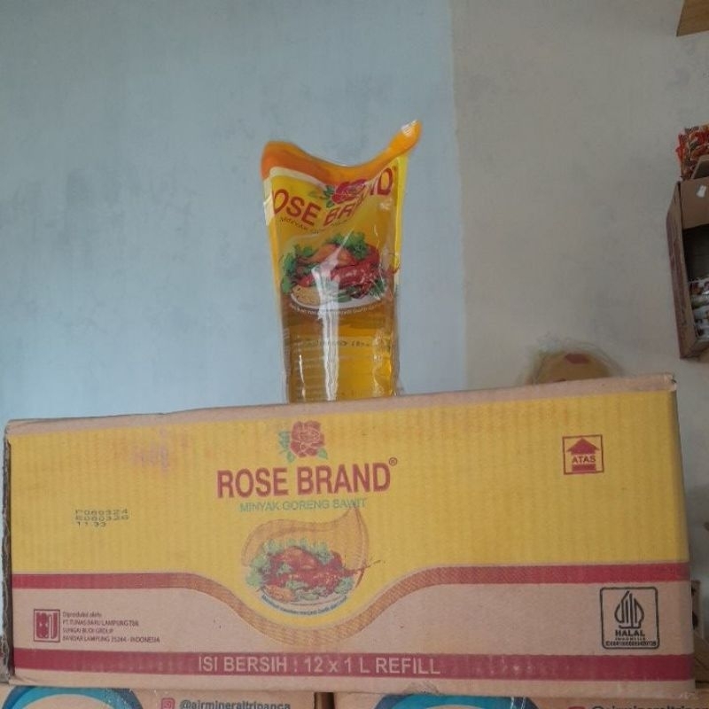 

minyak kelapa rose brand rosebrand 1 L perkarton