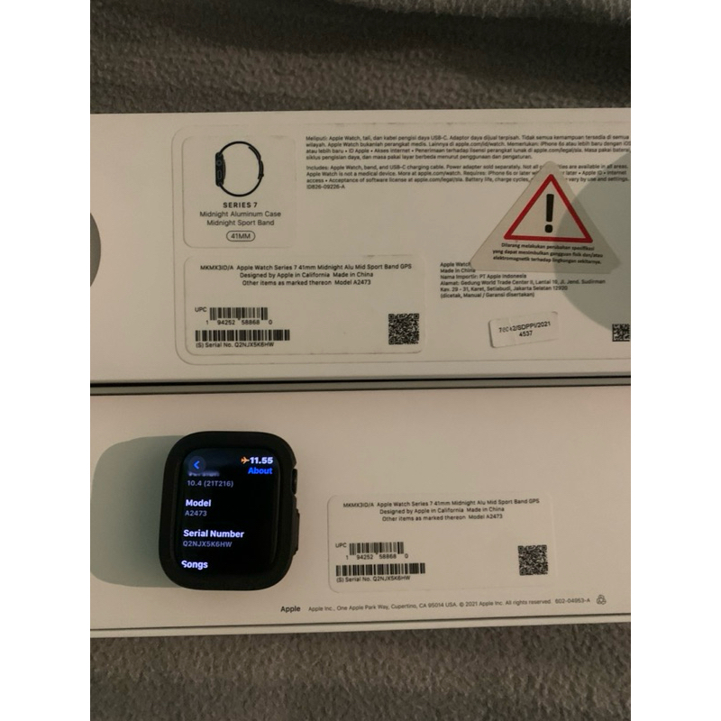 Apple Watch Series 7 41mm ex ibox Midnight