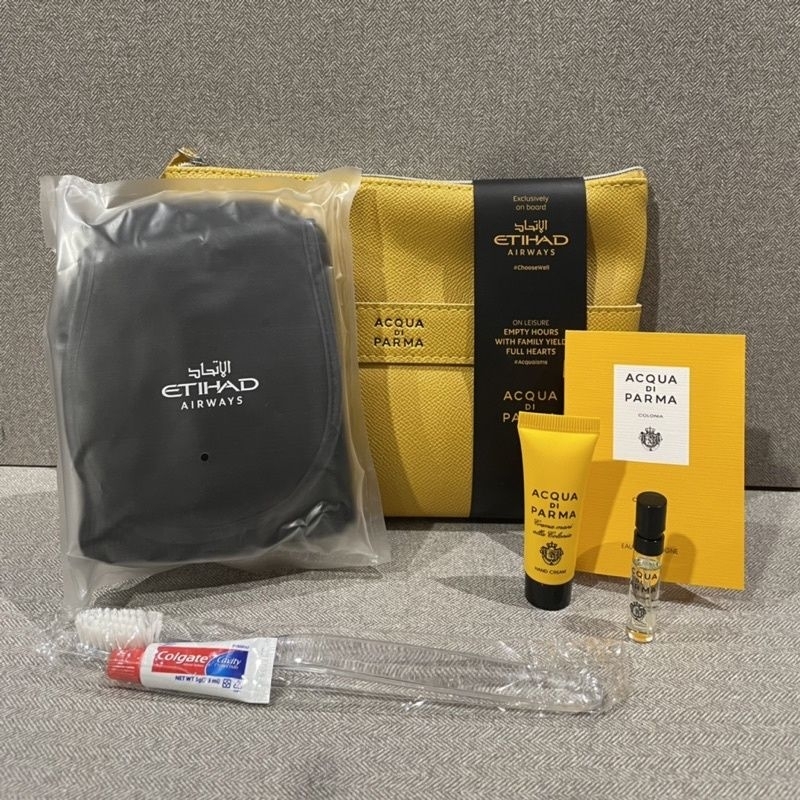 NEW AMENITY KIT ACQUA DIPARMA ETIHAD