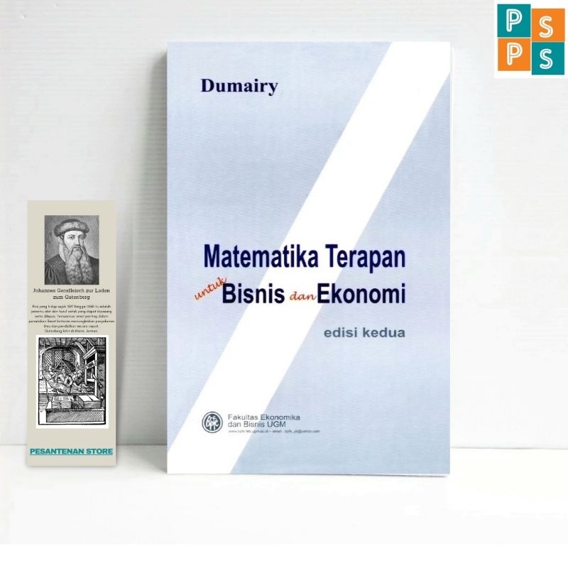 Buku Matematika Terapan Untuk Bisnis Dan Ekonomi - Dumairy - Ufuk