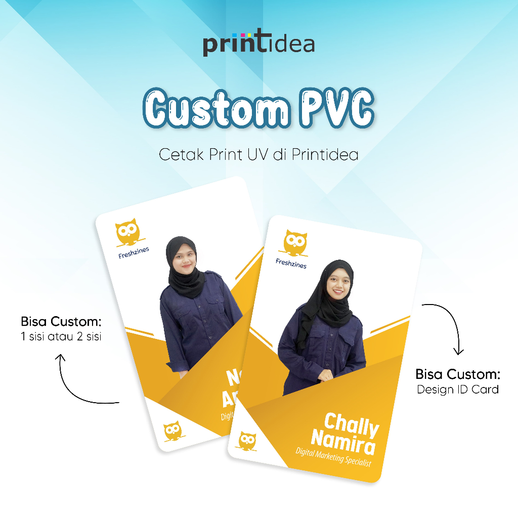 

Cetak ID Card PVC Kartu Anggota Kartu Pelajar Custom Kartu Member Premium