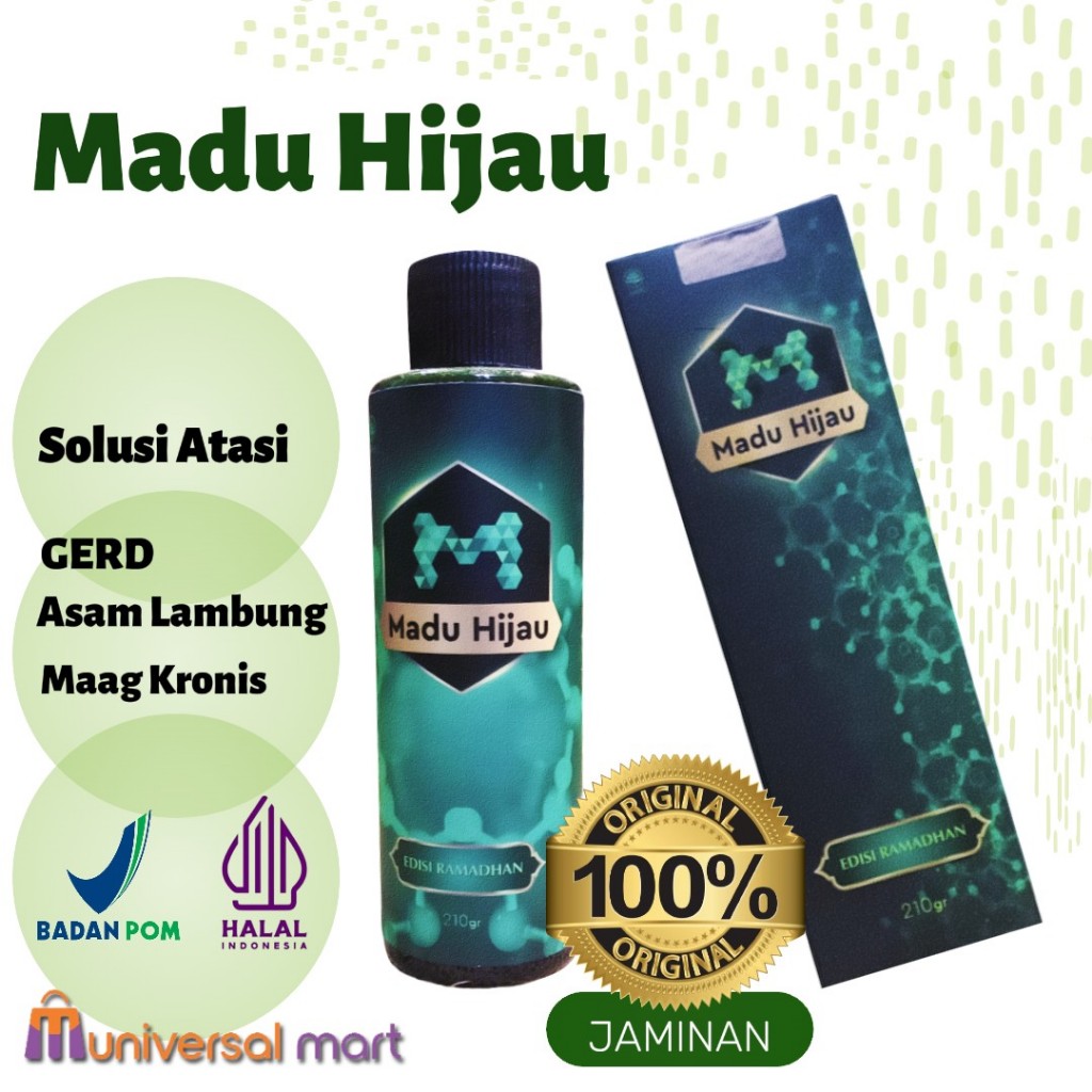 

MADU HIJAU ASLI OBAT LAMBUNG KRONIS KANKER LAMBUNG MAAG KRONIS DAN GERD BPOM