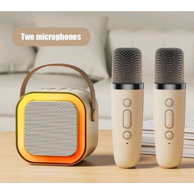 Mic Karaoke bluetooth 2mic Speaker karaoke portable audio Speaker Karaoke Bluetooth Wireless