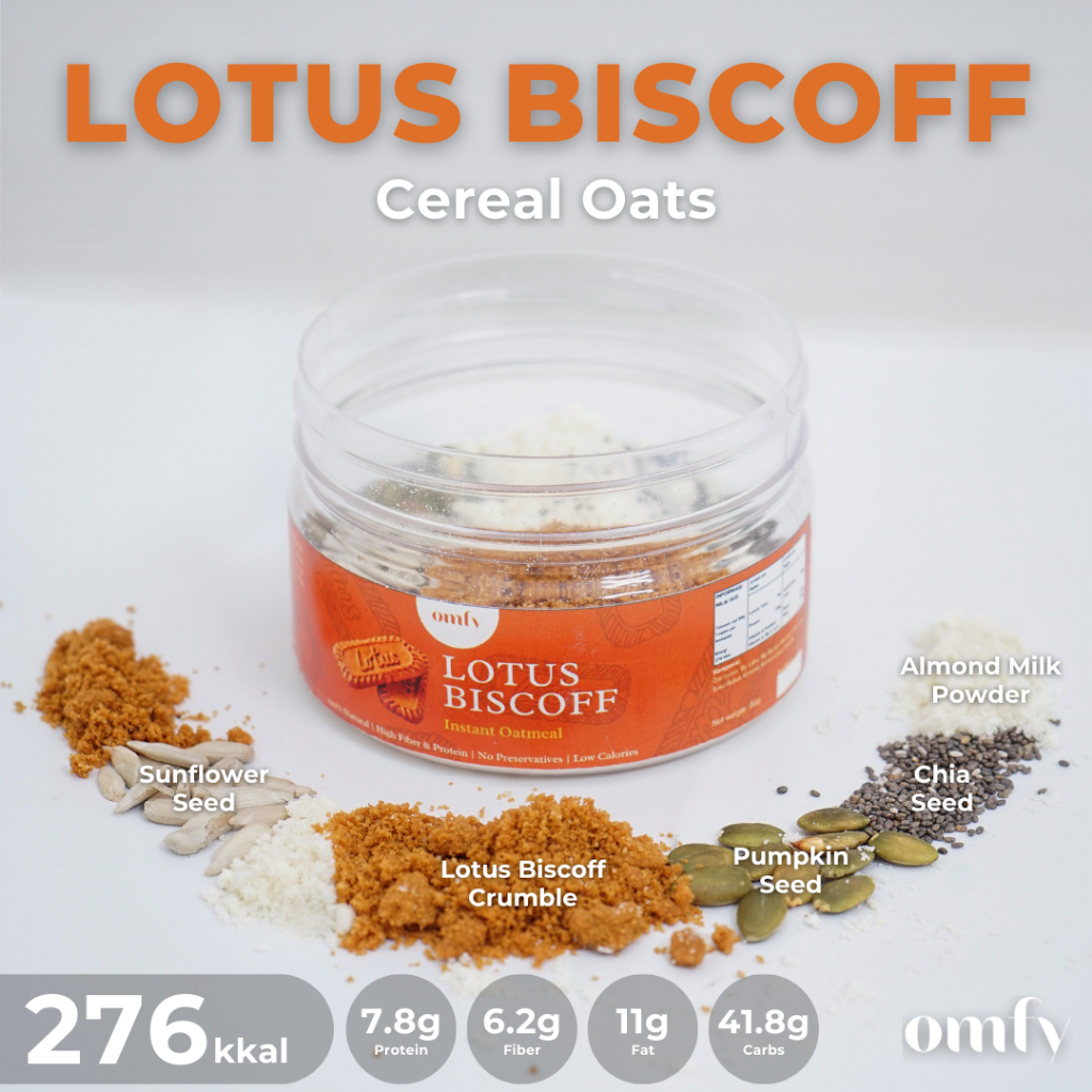 

OMFY Lotus Biscoff Cereal Oats