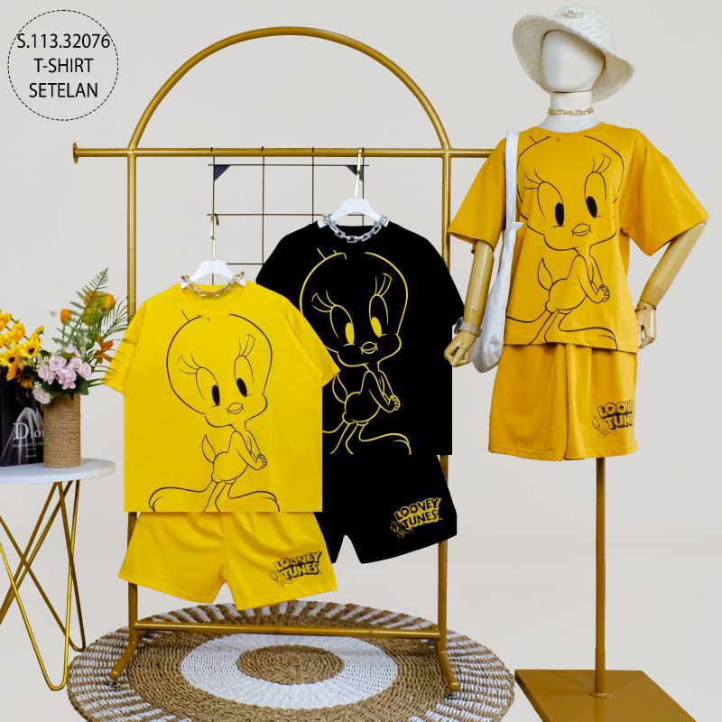 HOME WEAR SET/BAJU TIDUR/ PIYAMA TWEETY