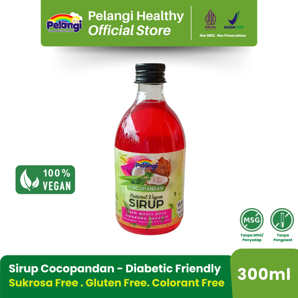 

PELANGI SIRUP COCOPANDAN ALAMI 100% GULA SINGKONG AMAN BAGI DIABETES - VEGAN