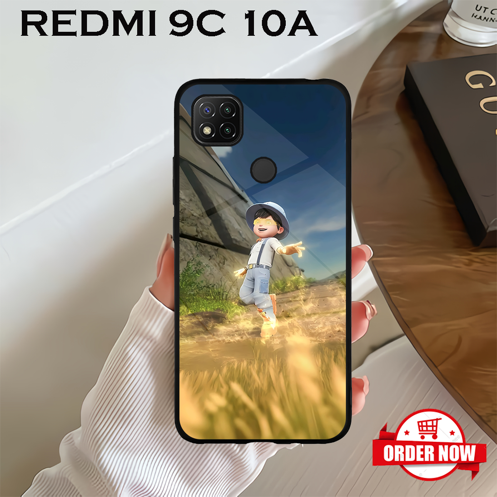[KN17]  Case Glossy Case | REDMI 9C | REDMI 9 | CASE KEKINIAN LUCU |  Casing Hp Kilau Motif BOBOIBOY