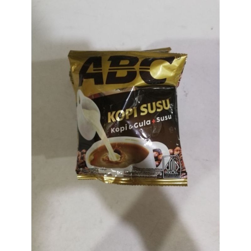 

Abc kopi susu kopi & gula+susu 10pcs