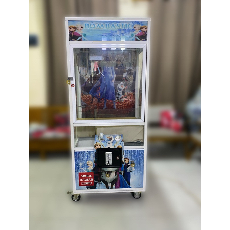 Paket Usaha Mesin Capit Boneka Asli Jumbo Lampu LED ada Speaker Lagu Paket Termurah