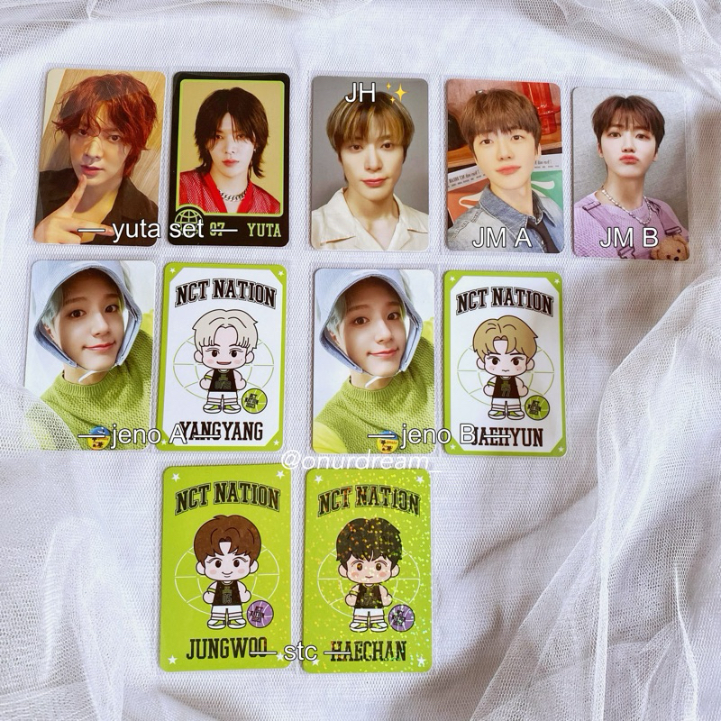 NCT Nation Black Green Trading Card