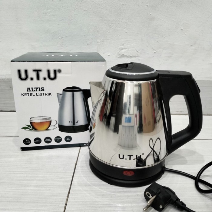 UTU ALTIC teko / ceret listrik stainless 1,2 liter