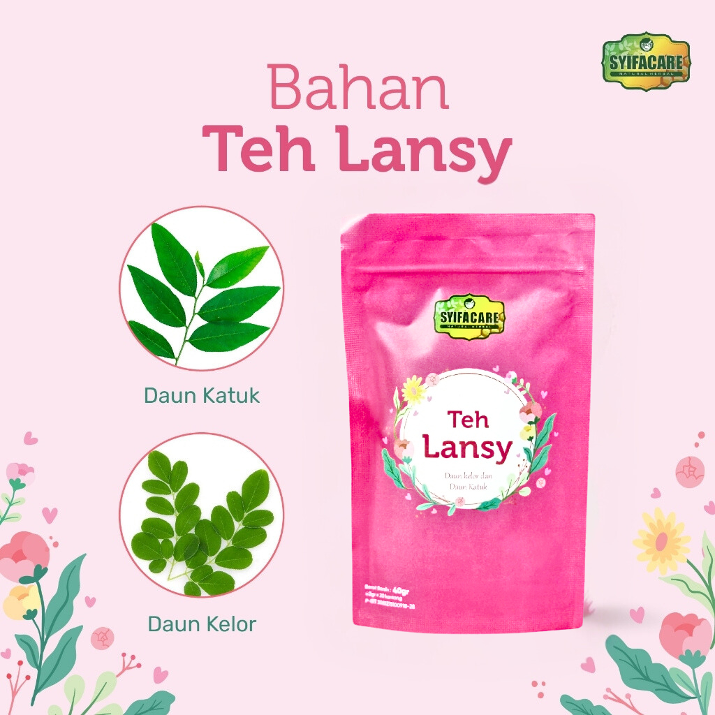 

Teh Celup Lansy Syifacare - Teh Lansy Syifacare Membantu Melancarkan Pencernaan