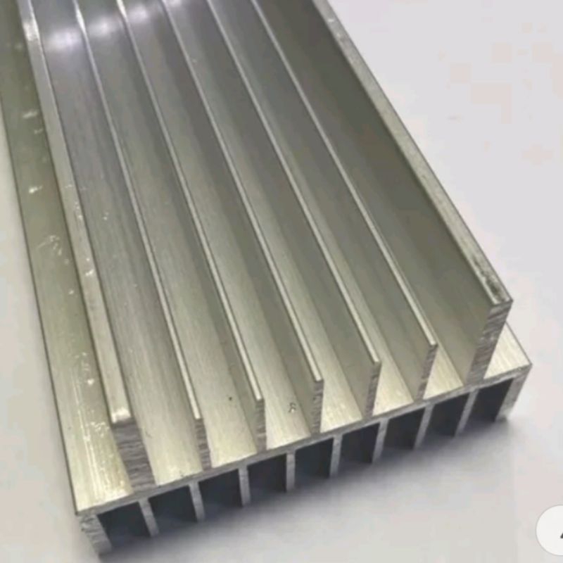 Heatsink 17sirip 20cm Heatsing 2U pendingin Aluminium 17sirip 20cm Heatsink 17sirip