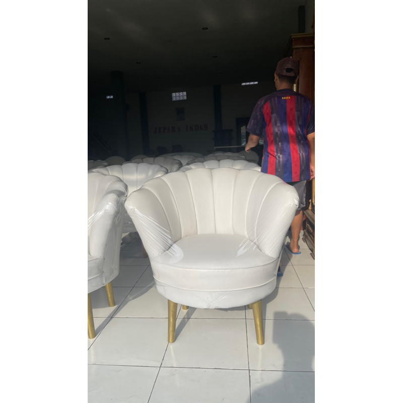 kursi kerang manten/kursi kerang manten single