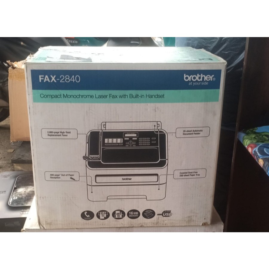 PRINTER BROTHER FAX 2840 Scan Copy Laser Printer