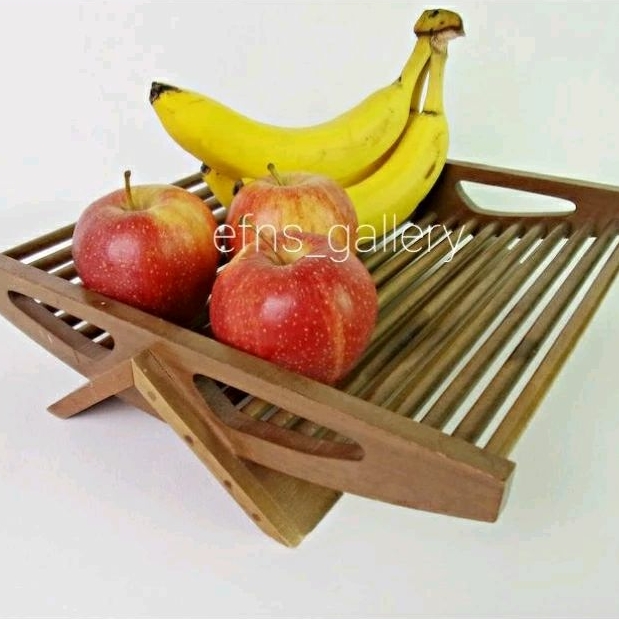 Rak Buah Kayu/Rak Kayu/Keranjang Buah/Rak Dapur serbaguna