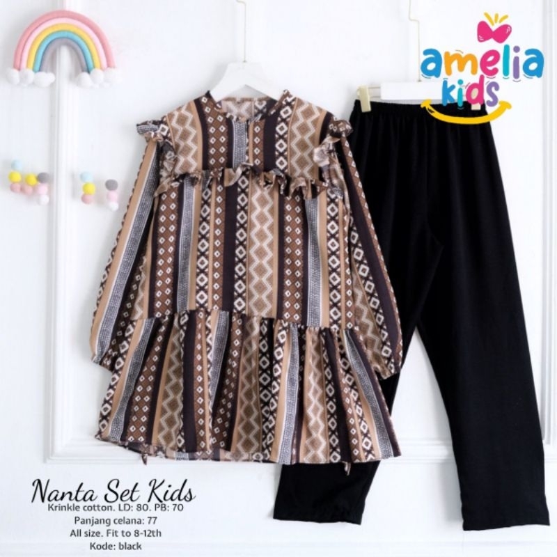 setelan anak perempuan nanta by Amelia kids
