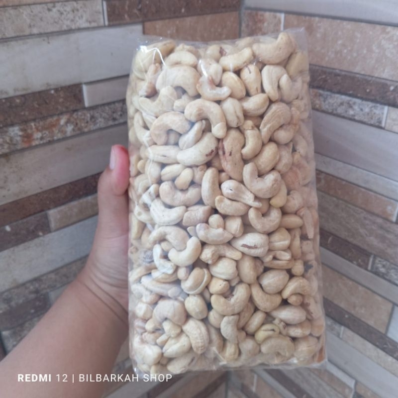 

Kacang Mente Utuh Kering Super Mede Bersih Putih Mete Untuk Goreng Oven