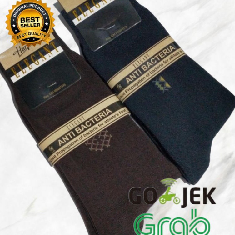 KODE W88R KIAMA  2 Pasang Kaos Kaki Pria Harpist Anti Bacteria  Tidak Berbau