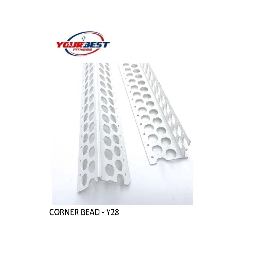 Laku Keras Corner bead PVC UPVC Corner bead sudutan luar tembok Y28