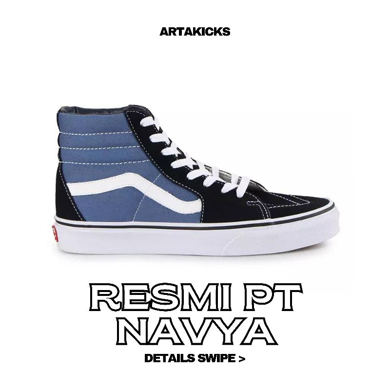 Vans SK8-Hi Navy Classic ORIGINAL RESMI PT NAVYA