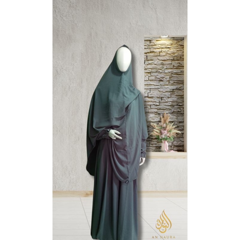 Gamis Abaya Syari Xanadu Set Niqob By An Naura