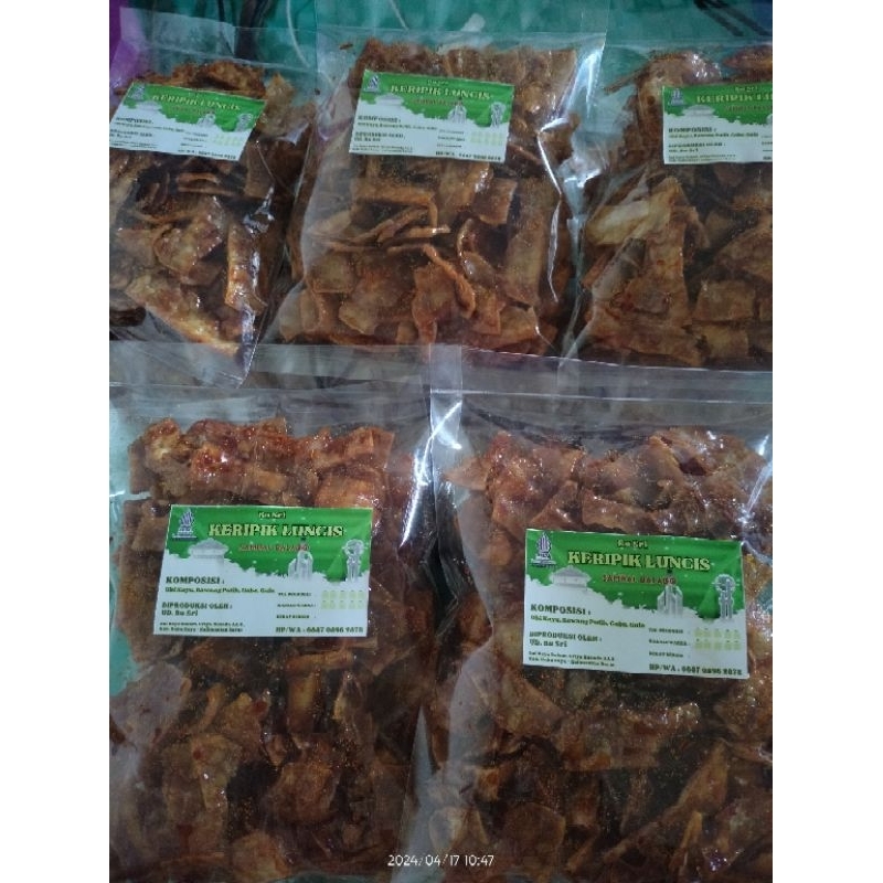 

Kripik Luncis Sambal Balado Bu Sri Keripik Singkong Sambal Balado Keripik Luncis Sambal Balado Bu Sri Cemilan Pedas Balado Snack Pedas Makanan Ringan Pedas Camilan Renyah Pedas Cemilan Pedas