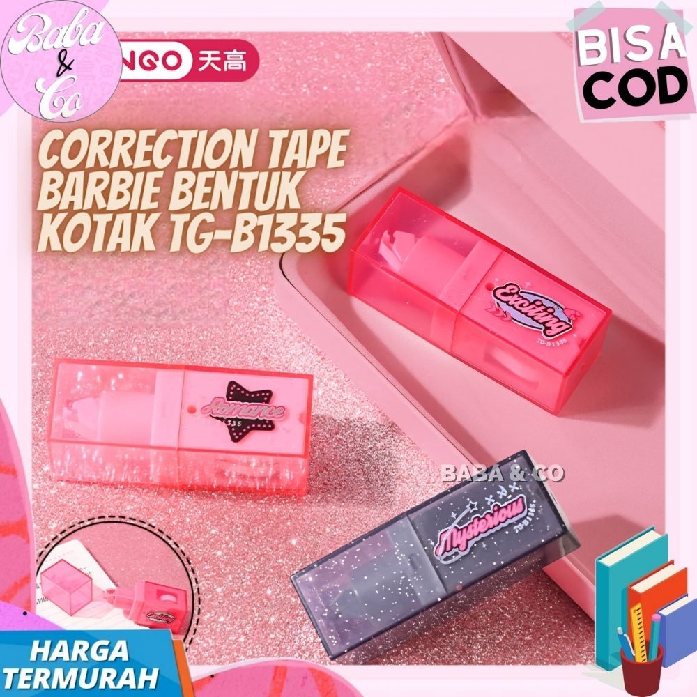 

TIP EX BARBIE KOTAK TWINGGO TG-B1335 CORRECTION TAPE BARBIE KOTAK TG-B1335 TIP X KERING