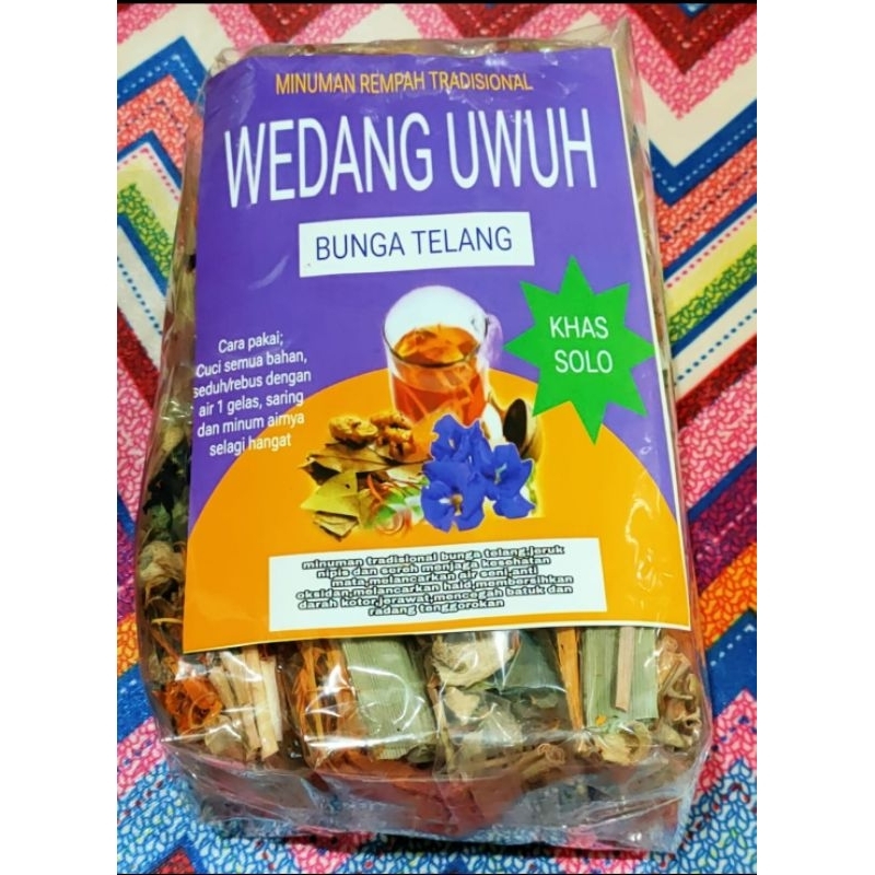 

Wedang Uwuh Bunga Telang