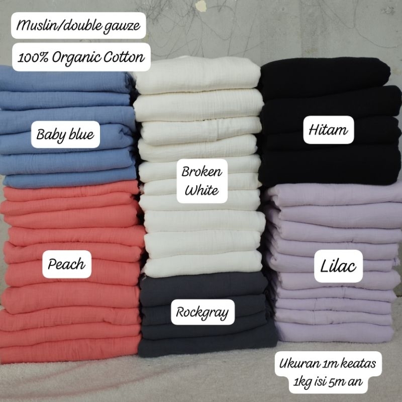 Double Gauze / Muslin Kiloan