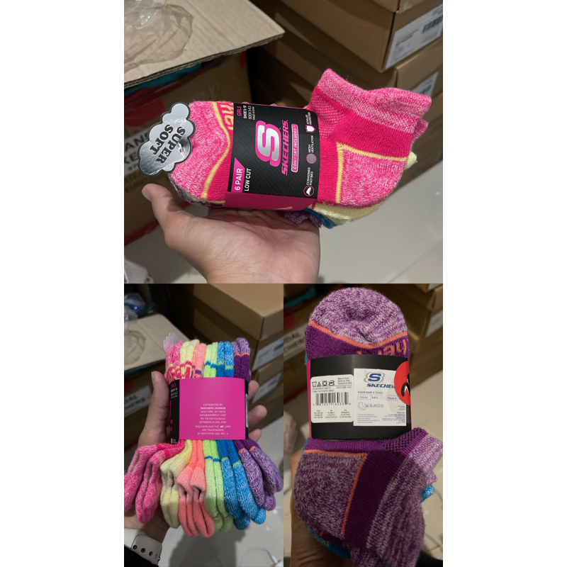 Kaos Kaki Anak Skechers Original Store Sale (6pasang)
