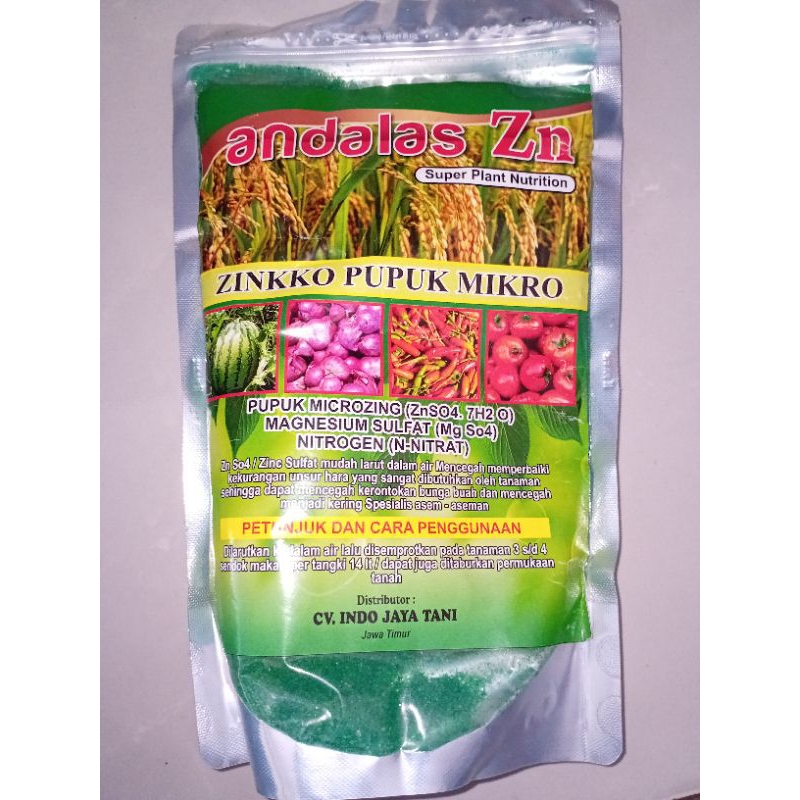 PUPUK ZINK Zn SO4 800grm