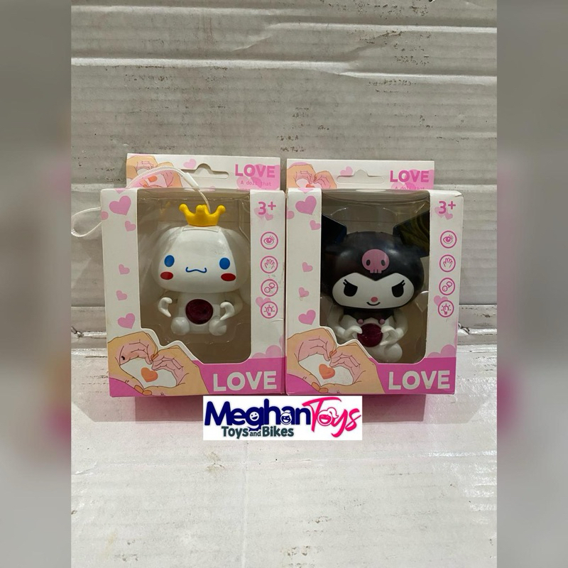 mainan anak anak viral / versi audio I Love You Cinnamoroll dan Kuromi Gantungan