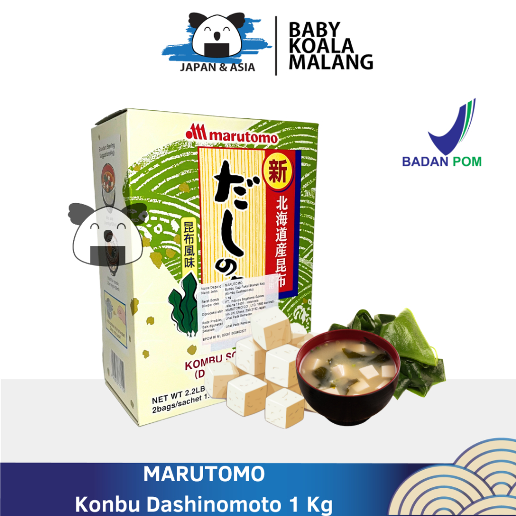 

Konbu MARUTOMO Hondashi Kombu Dashima 1 Kg | Kelp Kaldu Bubuk Rumput Laut.