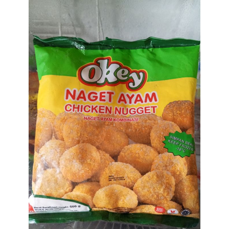 

Okey Chicken Nugget | Naget Ayam Kombinasi 500g