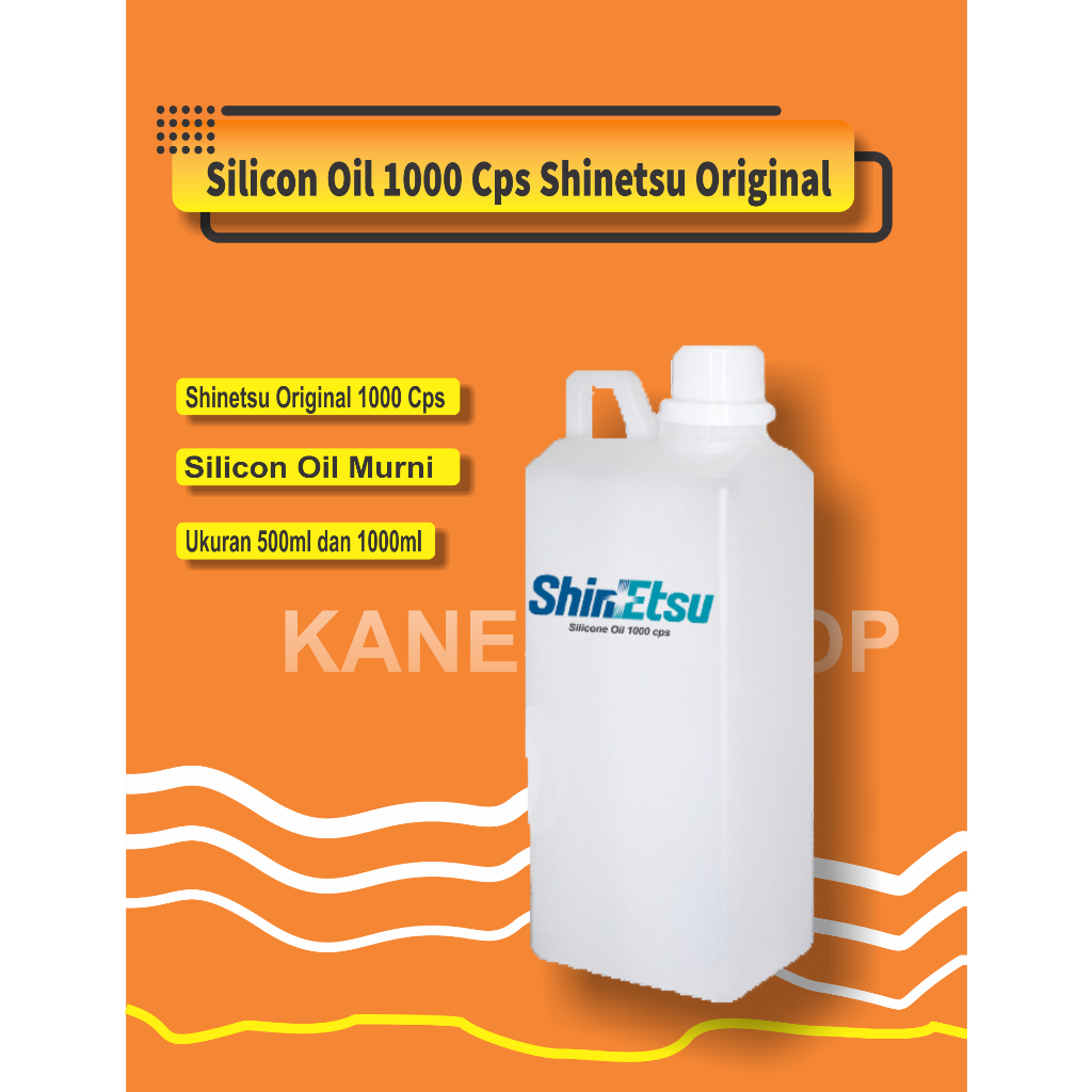 Silikon Oil 1000 Cps Shinetsu 100% Original Murni / Silikon Oil / Silicon Oil / silikon oil murni /