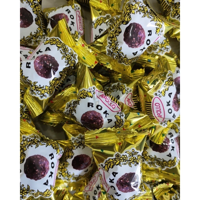 

Apollo Roka Coklat | wafer bola coklat 70 pcs