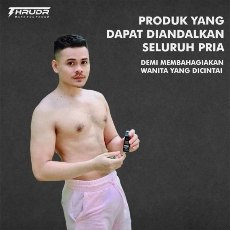 Serum THRUDR Asli Original BPOM Obat Oles Khusus Pria Dewasa Memperbesar Dan Tahan Lama